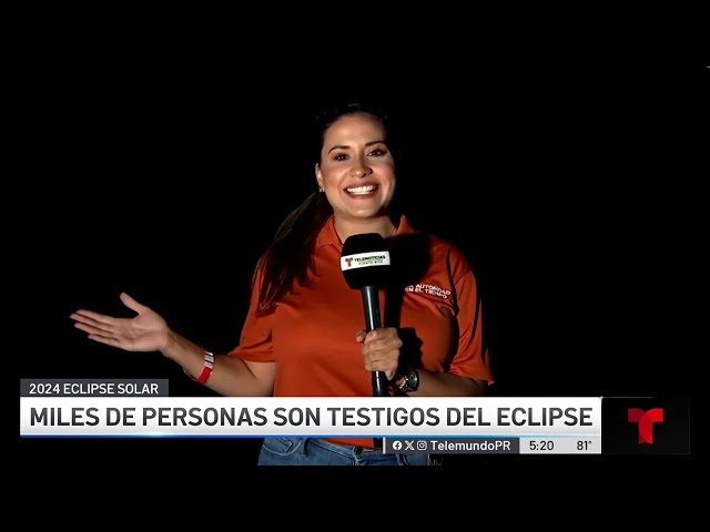 Experiencia surreal: así fue el impresionante eclipse solar