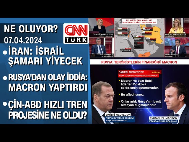 İran: İsrail şamarı yiyecek | Rusya'dan olay iddia: Macron yaptırdı - Ne Oluyor? 07.04.2024 Paz