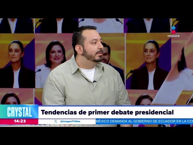 Estas fueron las tendencias del Primer Debate Presidencial