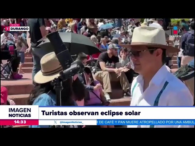 Así se vivió el Eclipse Solar 2024 en Durango