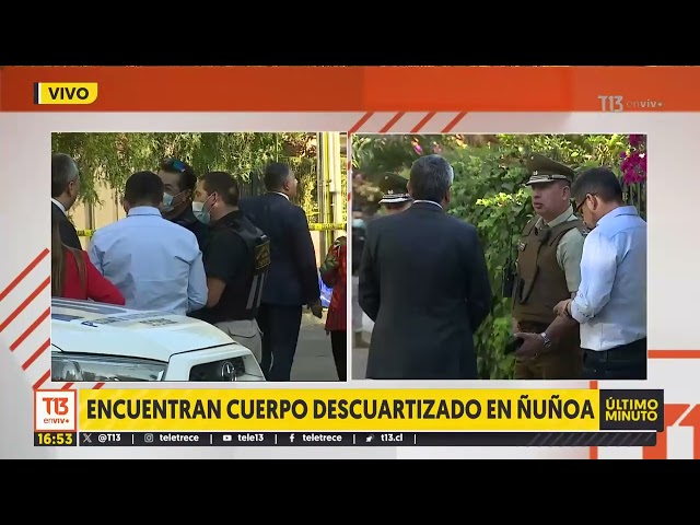 Investigan hallazgo de cuerpo  en Ñuñoa: Estaba al interior de una bolsa en plena vía pública