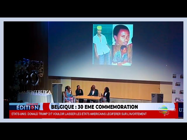 30e commémorationdu génocide en Belgique avec "Essuie tes larmes et tiens  toi debout"