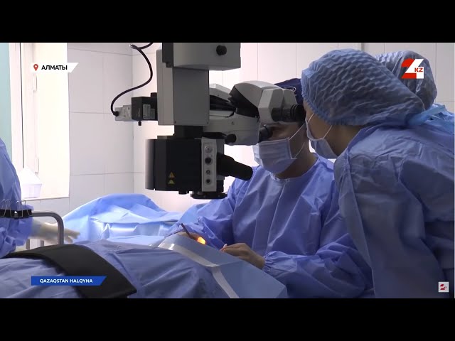 ⁣Трансплантация роговицы. Бесплатные операции при поддержке Фонда «Қазақстан халқына»