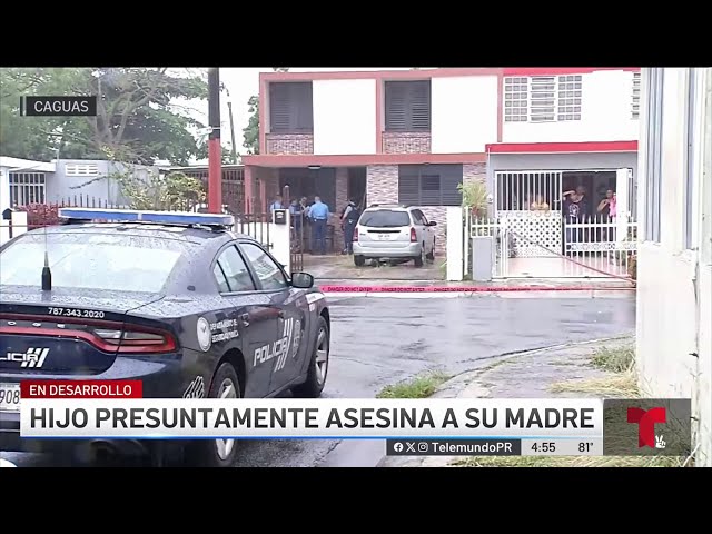 Detienen a hombre por presuntamente asesinar a su madre