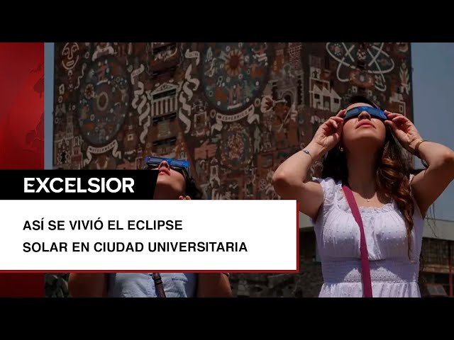 Time lapse del eclipse en Ciudad Universitaria