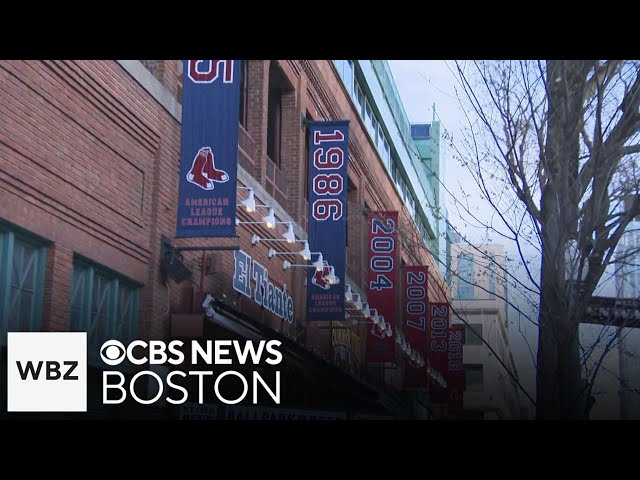⁣Excitement builds around Fenway Park for Red Sox Opening Day