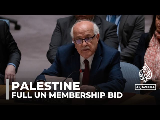 UN Security Council refers Palestine’s full membership bid to committee