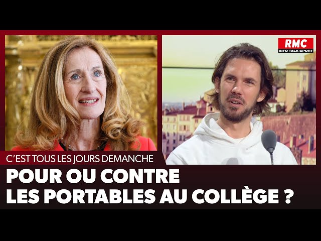 Arnaud Demanche : Pour ou contre les portables au collège ?