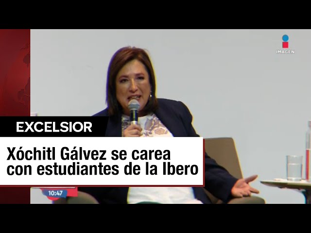 Cuestionan estudiantes de la Ibero a Xóchitl Gálvez