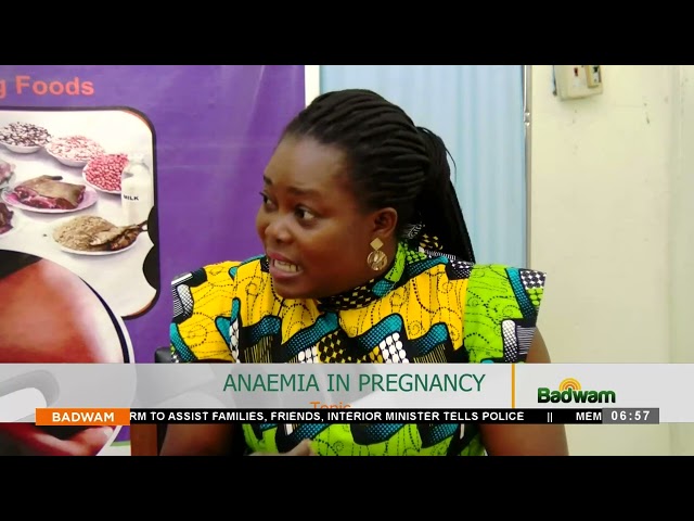⁣Health Tips: Anemia In Pregnancy - Badwam on Adom TV (09-04-24)