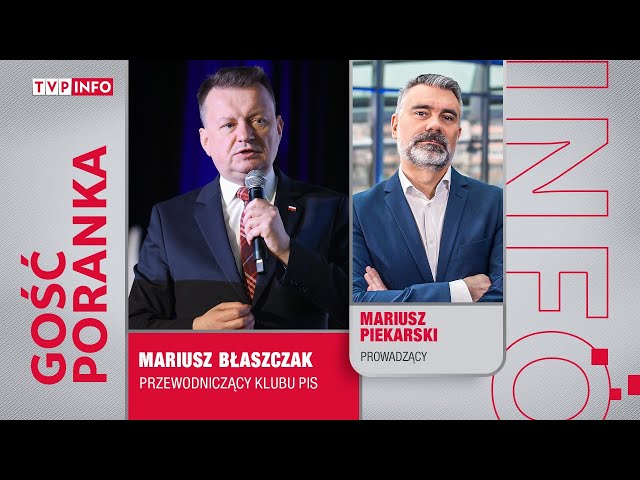 ⁣Mariusz Błaszczak: Wybory samorządowe to żółta kartka dla Donalda Tuska | GOŚĆ PORANKA