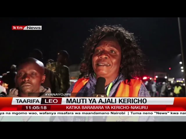 ⁣Mauti ya ajali ya Kericho:  Watu saba wafariki kwenye ajali ya Kericho -Nakuru
