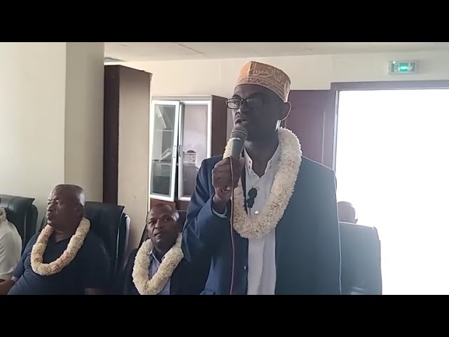 Nouveau Directeur régional de Comores telecom Mohéli Abacar Lahadji.