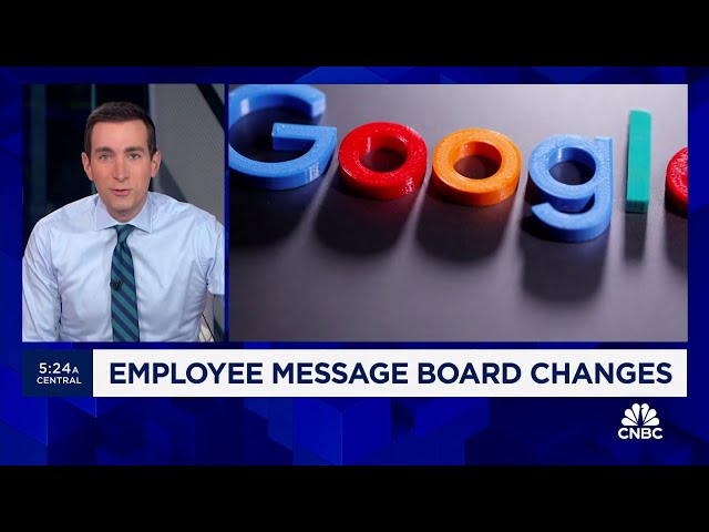 ⁣Google to make changes to its popular employee message board