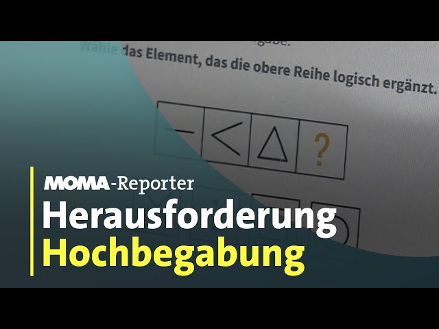 ⁣MOMA Reporter: Herausforderung Hochbegabung | ARD Morgenmagazin