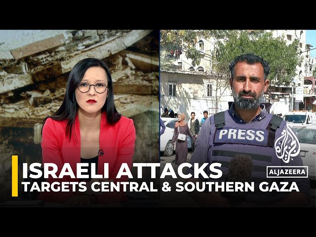 ⁣Another night of deadly Israeli attacks in central, southern Gaza: AJE correspondent