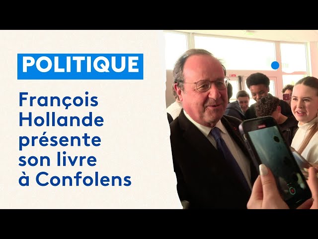 François Hollande parle d'Europe aux plus jeunes à Confolens