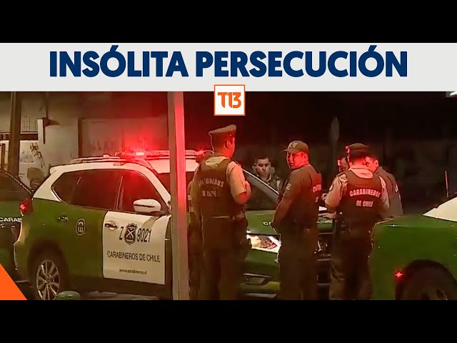 Insólita y kilométrica persecución de camioneta robada con cargamento de brócoli