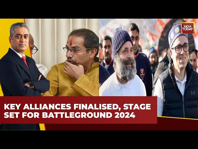 Stage Set for Battleground 2024: MVA Seals Seat Sharing Deal| INDI-Alliance J&K Seat Sharing Fin