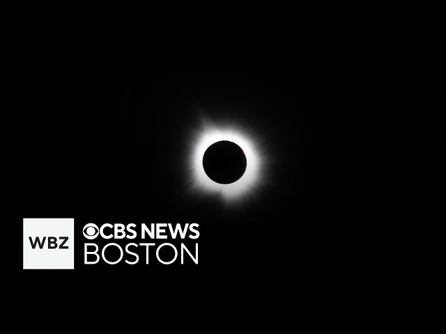 ⁣Watch the total solar eclipse live from New England