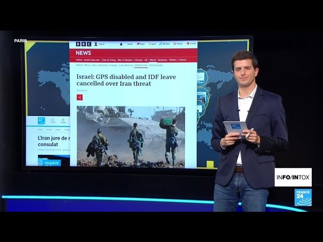 Non, l’Iran n’a pas bombardé Israël : une fausse information mise en avant par l'IA • FRANCE 24