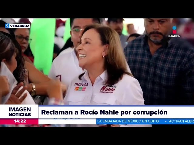 Habitantes reclaman a Rocío Nahle por corrupción