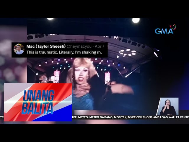 ⁣Drag Queen na si Taylor Sheesh, tila hinampas sa leeg habang nag-pe-perform; lalaking... | UB