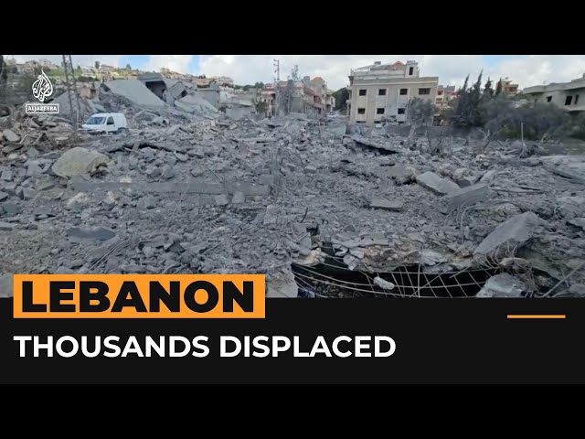 Cross-border fighting with Israel leaves Lebanese towns in ruins | Al Jazeera Newsfeed