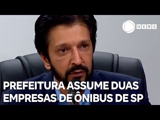 Prefeitura de São Paulo assume empresas de ônibus alvos de operação policial