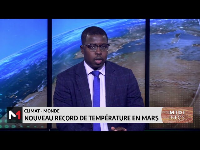 ⁣Nouveau record de température en mars dans le monde