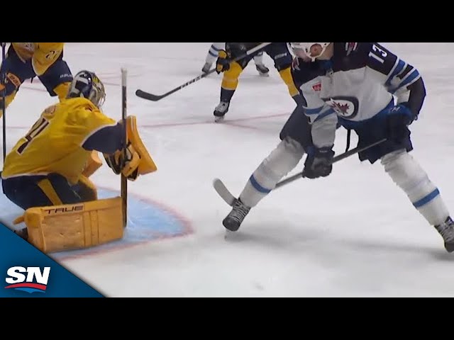 ⁣Jets' Gabriel Vilardi Goes Between The Legs To Roof UNREAL Goal