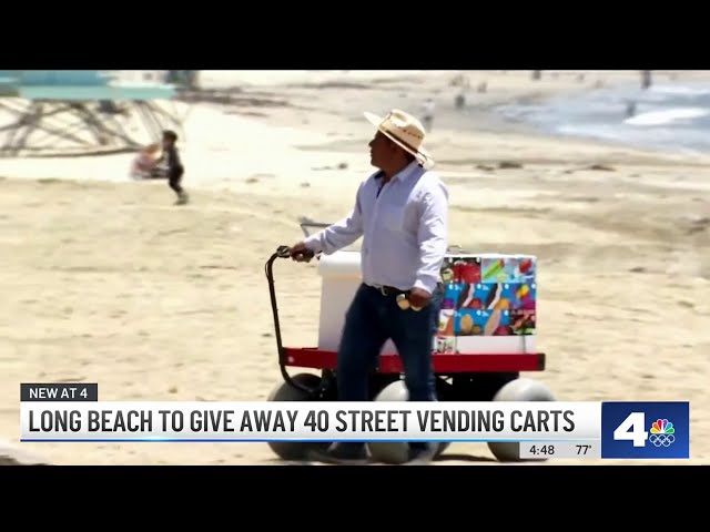 ⁣Long Beach develops cart giveaway for compliant street vendors