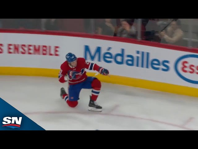 ⁣Canadiens' Juraj Slafkovsky Notches First Career Hat Trick
