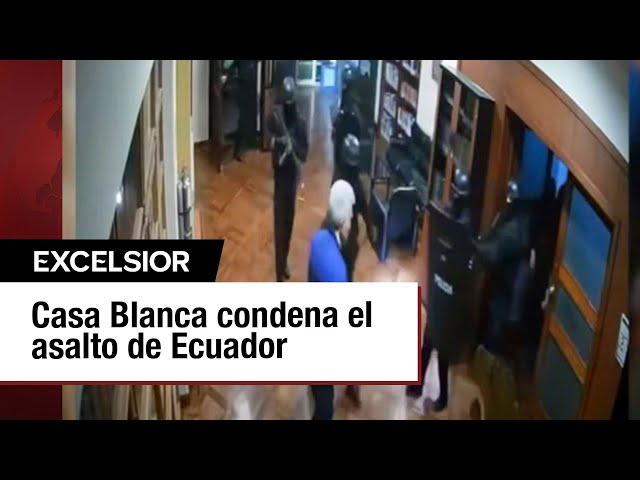 López Obrador difunde videos del asalto a la Embajada mexicana en Ecuador