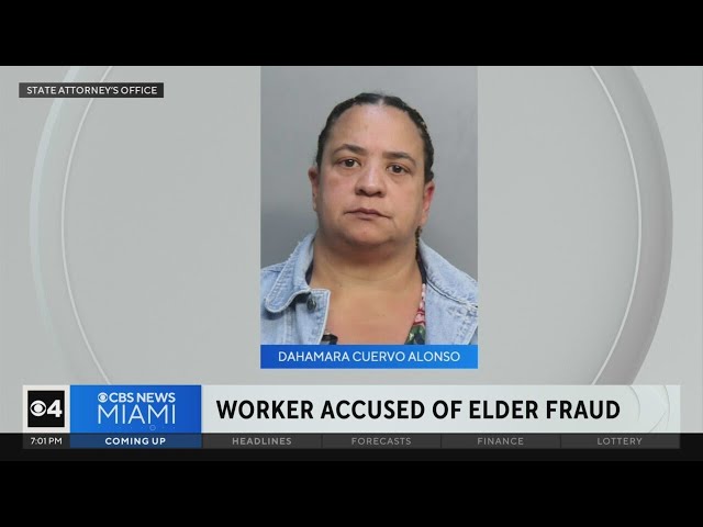⁣Home healthcare worker accused of stealing condo from elderly woman, disabled son