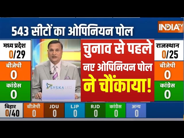 Lok Sabha Opinion Poll 2024 LIVE: चुनाव से पहले नए ओपिनयन पोल से उड़े होश! I.N.D.I.A Vs NDA