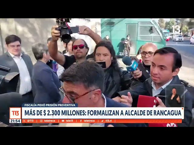 Más de $2.300 millones: formalizan a alcalde de Rancagua