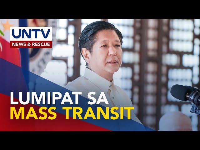 ⁣PBBM: Paglipat sa mass transit, nakikitang solusyon vs matinding traffic sa Metro Manila