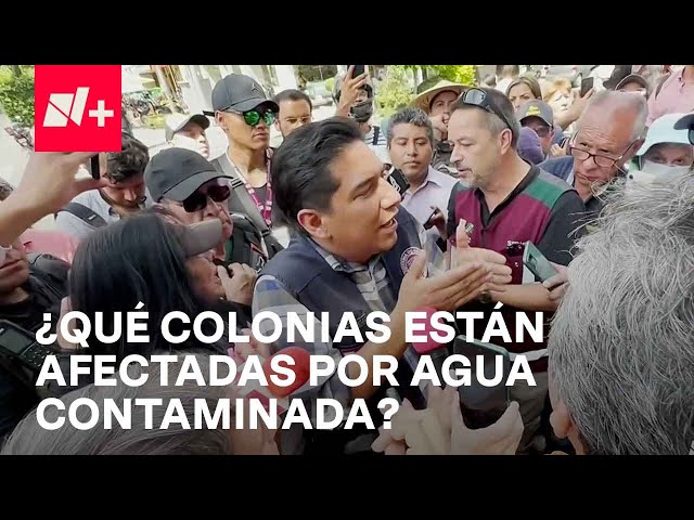 Protestan vecinos de colonias de la alcaldía Benito Juárez por agua contaminada - En Punto