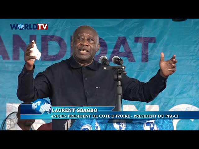 ⁣PPA-CI / Fête de la Renaissance 2024 : Discours du Président Laurent GBAGBO à Agboville