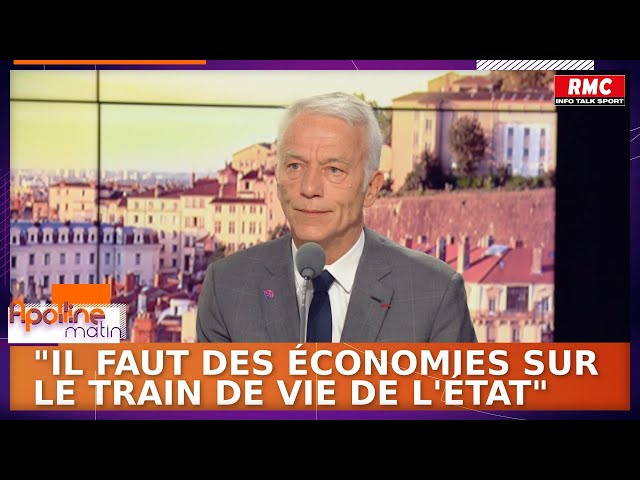 "Il faut que les économies soient trouvées sur le train de vie de l'État" affirme Pat