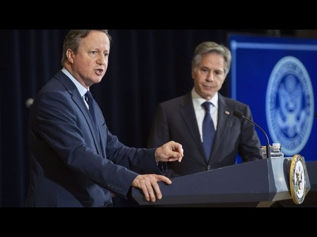 ⁣David Cameron: La victoria de Ucrania es "vital para la seguridad estadounidense y europea"