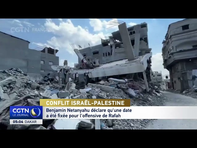 ⁣Benjamin Netanyahu déclare qu'une date a été fixée pour l'offensive de Rafah