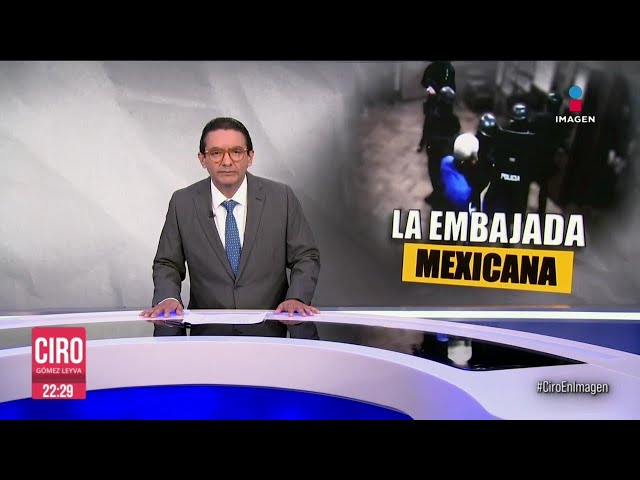 Imágenes de la irrupción de policías a Embajada de México | Ciro | Programa Completo 9/abril/2024