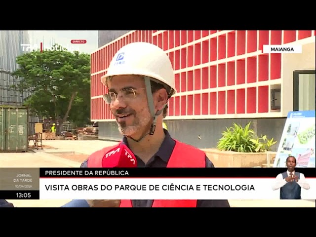 Presidente da República visita obras do parque de ciência e tecnologia