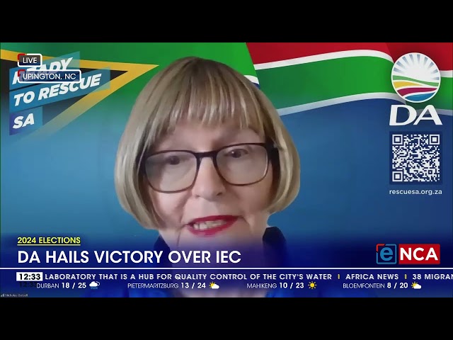 DA hails victory of IEC