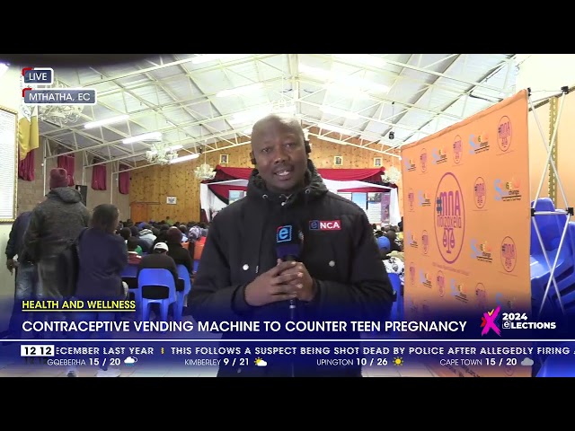 ⁣Contraceptive vending machine to counter teenage pregnancy