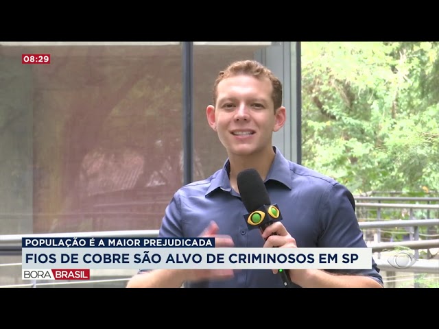 Fios de cobre são alvos de criminosos em São Paulo