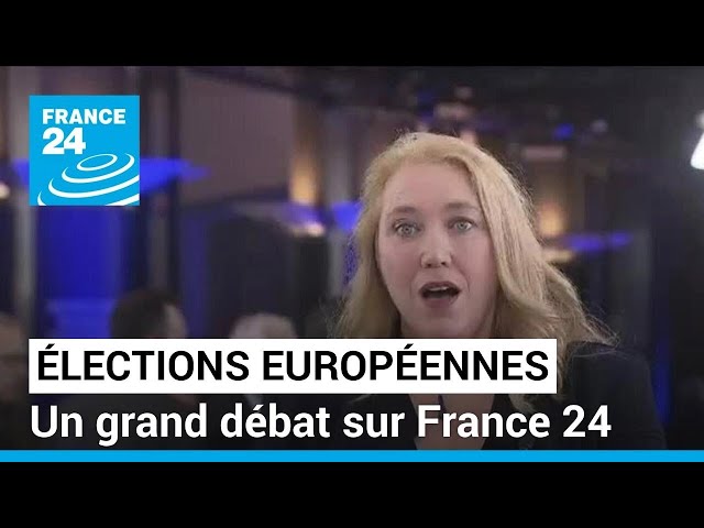 Elections européennes : huit têtes de liste débattent ce mercredi sur France 24 • FRANCE 24