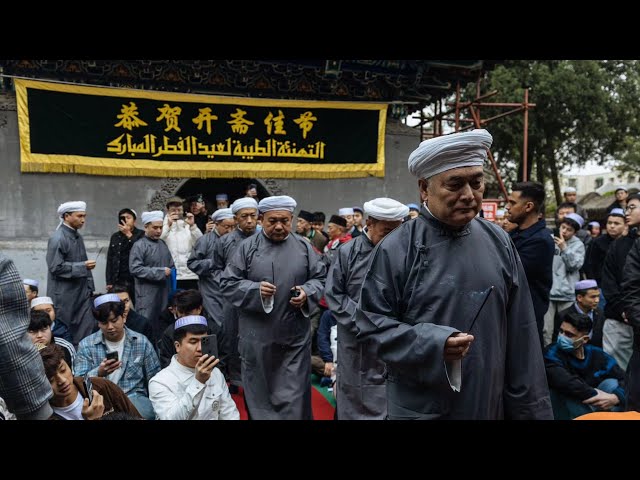 Chinese Muslims celebrate Eid al-Fitr, or end of Ramadan, in Beijing